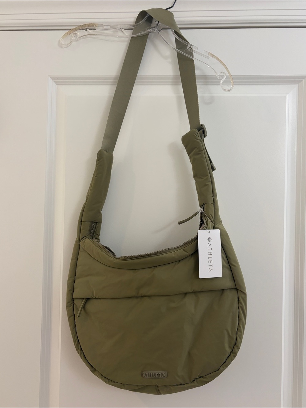 Athleta All About Medium Crossbody Hobo Bag NWT
